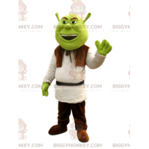 BIGGYMONKEY™ mascot costume of Shrek, Walt Disney's funny ogre