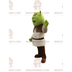 BIGGYMONKEY™ mascot costume of Shrek, Walt Disney's funny ogre