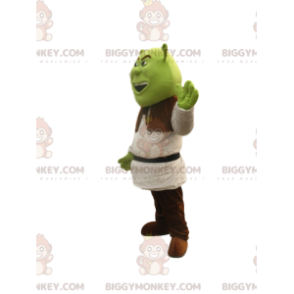BIGGYMONKEY™ Maskottchenkostüm von Shrek, Walt Disneys lustigem