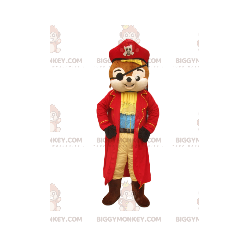 Eekhoorn BIGGYMONKEY™ mascottekostuum met geweldige Eekhoorn BIGGYMONKEY™ mascottekostuum met geweldige
