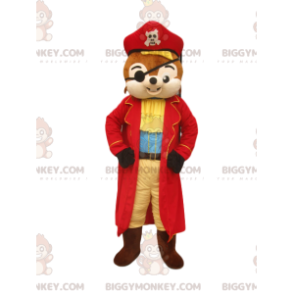 Eichhörnchen BIGGYMONKEY™ Maskottchen-Kostüm mit tollem