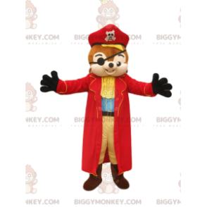 Eekhoorn BIGGYMONKEY™ mascottekostuum met geweldige