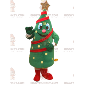 BIGGYMONKEY™ Costume da mascotte allegro albero di Natale con