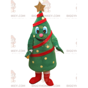 BIGGYMONKEY™ Costume da mascotte allegro albero di Natale con