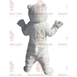 Fantasia de mascote de urso polar BIGGYMONKEY™. Fantasia de