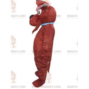 Fantasia de mascote BIGGYMONKEY™ cão marrom com sorriso enorme