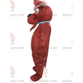 BIGGYMONKEY™ Mascot Costume Brown Dog With Huge Smile -