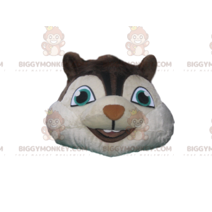  Squirrel BIGGYMONKEY™ maskottiasu sinisellä T-paidalla - Orava-maskotit - BIGGYMONKEY_014331 - BiggyMonkey.com