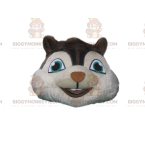  Squirrel BIGGYMONKEY™ maskottiasu sinisellä T-paidalla - Orava-maskotit - BIGGYMONKEY_014331 - BiggyMonkey.com