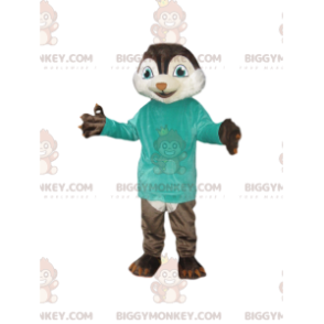 Costume de mascotte BIGGYMONKEY™ d'écureuil avec un t-shirt