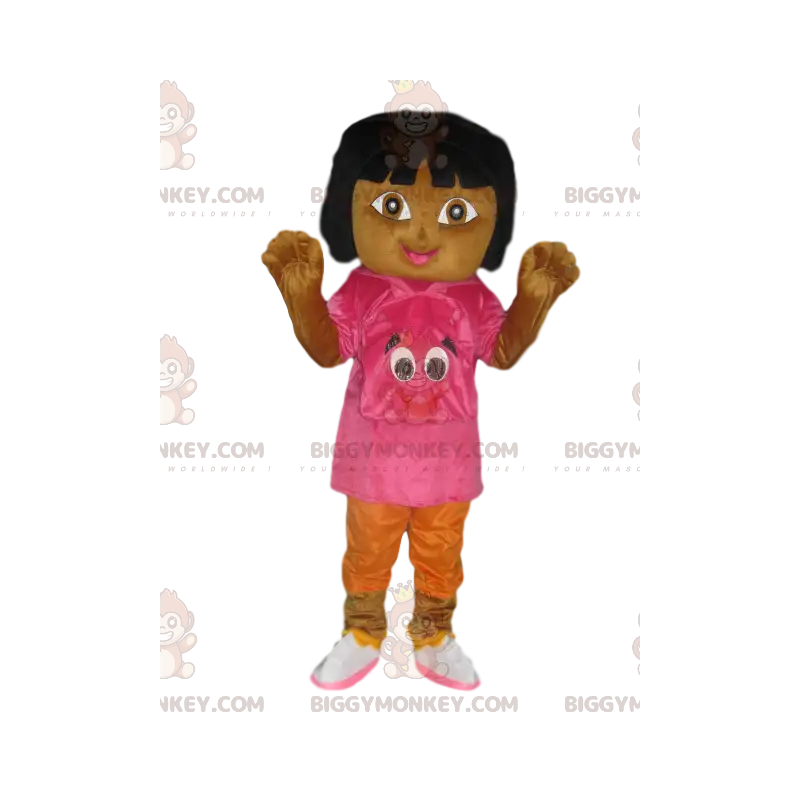 Dora the Explorer BIGGYMONKEY™ Mascot Costume with Fushia