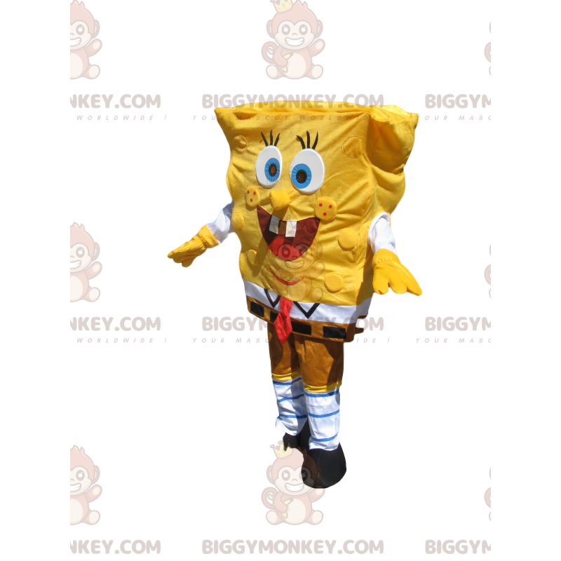 Kostým maskota BIGGYMONKEY™ Spongeboba, nejšťastnější houby –
