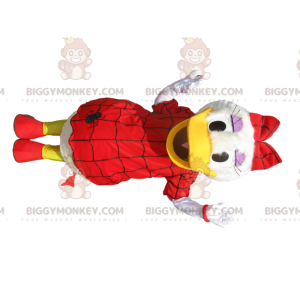 Daisy BIGGYMONKEY™ Mascot Costume With Red Halloween Dress -