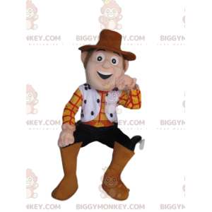 BIGGYMONKEY™ maskotdräkt av Woody, den fantastiska cowboyen
