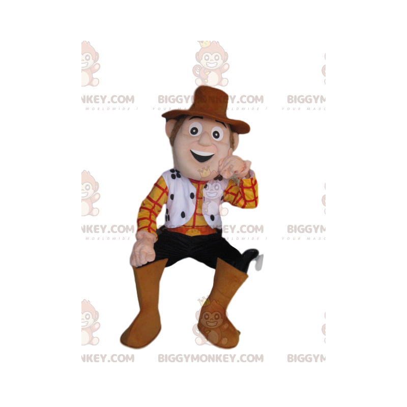 BIGGYMONKEY™ mascot costume of Woody, the awesome cowboy from