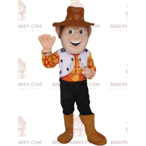 BIGGYMONKEY™ costume mascotte di Woody, il fantastico cowboy di