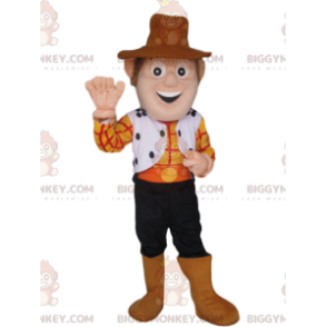 BIGGYMONKEY™ mascot costume of Woody, the awesome cowboy from