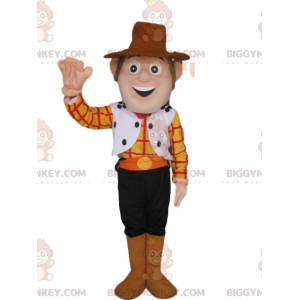 BIGGYMONKEY™ costume mascotte di Woody, il fantastico cowboy di