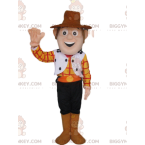 BIGGYMONKEY™ costume mascotte di Woody, il fantastico cowboy di