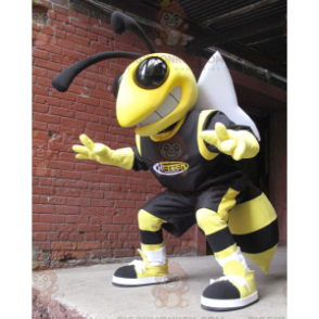 Yellow and Black Wasp Bee BIGGYMONKEY™ Mascot Costume -