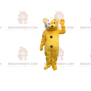 Kostium maskotka duży pomarańczowy miś BIGGYMONKEY™ z bandażem