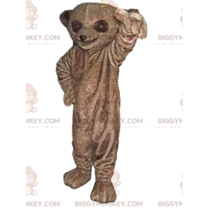 Στολή μασκότ Big Eyes Brown Lemur BIGGYMONKEY™ - Biggymonkey.com