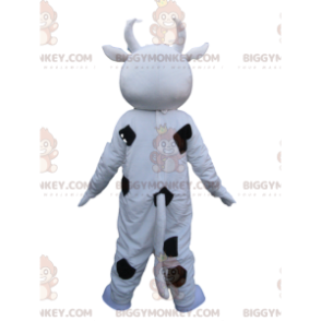 Black and White Cow BIGGYMONKEY™ Mascot Costume. cow costume - Cow Mascots - BIGGYMONKEY_014376 - BiggyMonkey.com