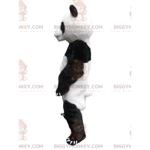 BIGGYMONKEY™ Maskottchen-Kostüm Weißer und schwarzer Panda mit