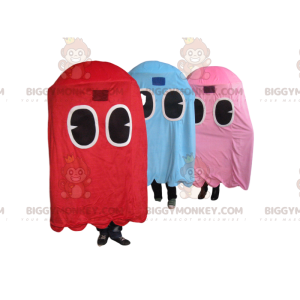 BIGGYMONKEY™ Mascot Costume Trio kuuluisan videopelin Pacmanin