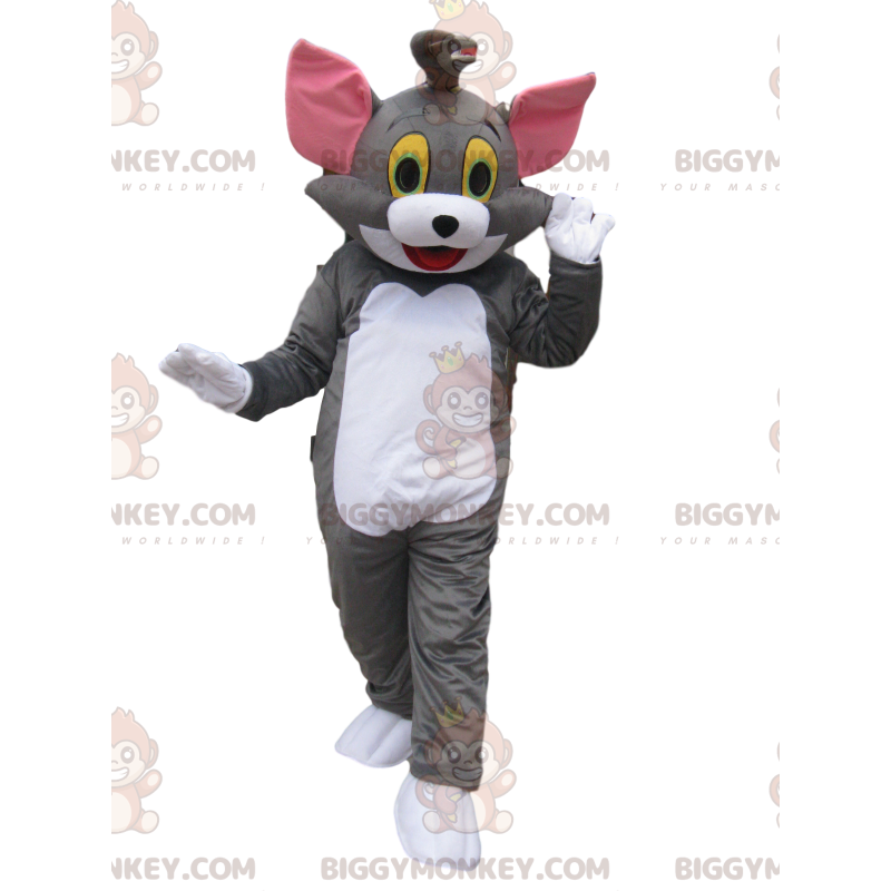 BIGGYMONKEY™ mascot costume of Tom, the famous cartoon cat Tom