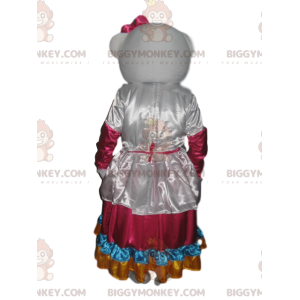 Costume da mascotte BIGGYMONKEY™ di Hello Kitty con abito in