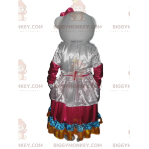 Kostým maskota Hello Kitty BIGGYMONKEY™ s bílými a