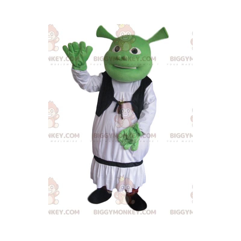Traje de mascote BIGGYMONKEY™ do Shrek, o Ogro de Walt Disney – Traje de mascote BIGGYMONKEY™ do Shrek, o Ogro de Walt Disney –