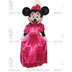 Costume de mascotte BIGGYMONKEY™ de Minnie avec une robe fushia