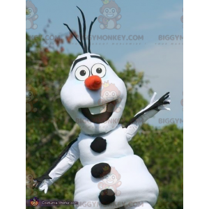 Λευκή και μαύρη στολή μασκότ BIGGYMONKEY™ Snowman - Ανθρώπινες Μασκότ - BIGGYMONKEY_01755 - BiggyMonkey.com