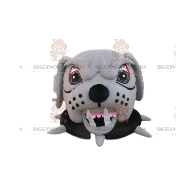BIGGYMONKEY™ Kostým maskota agresivního buldoka Hlava s límcem BIGGYMONKEY™ Kostým maskota agresivního buldoka Hlava s límcem