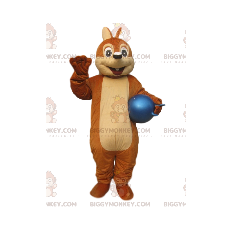 Kostium maskotka mała brązowa wiewiórka BIGGYMONKEY™ z Kostium maskotka mała brązowa wiewiórka BIGGYMONKEY™ z