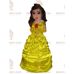 Prinses Belle BIGGYMONKEY™-mascottekostuum van Belle en het
