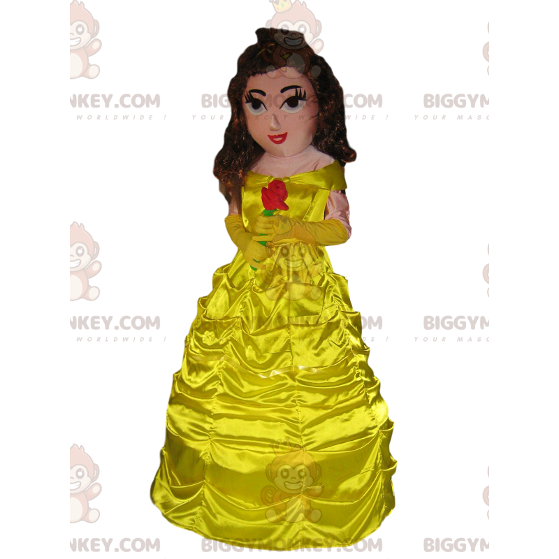 Costume de mascotte BIGGYMONKEY™ de Belle la Princesse, de la Costume de mascotte BIGGYMONKEY™ de Belle la Princesse, de la