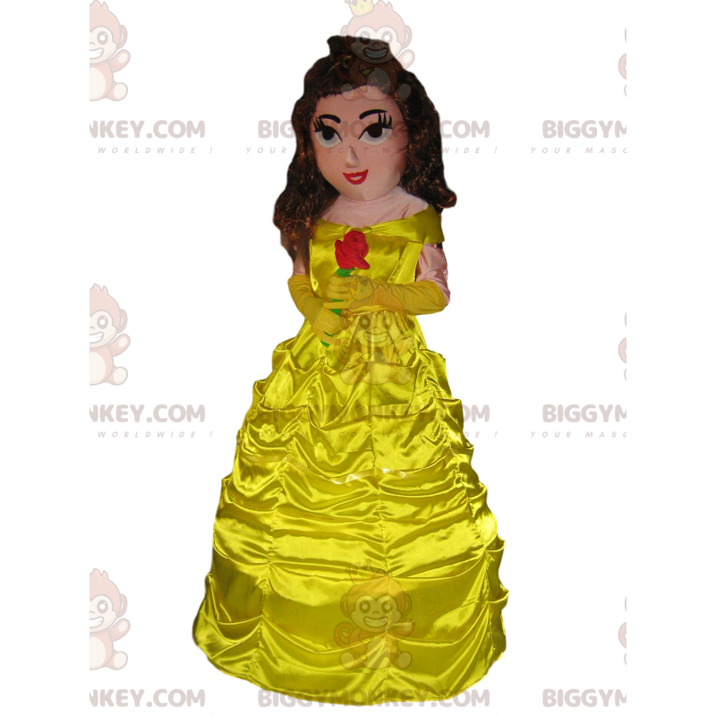 Kostým princezny Belle BIGGYMONKEY™ maskota z Krásky a zvířete