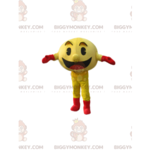 BIGGYMONKEY™ mascottekostuum van Pac-man, het gele personage