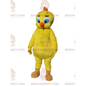 Traje de mascote BIGGYMONKEY™ de Tweety, o canário de desenho