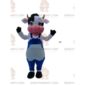 BIGGYMONKEY™ Maskottchenkostüm Schwarze und weiße Kuh mit
