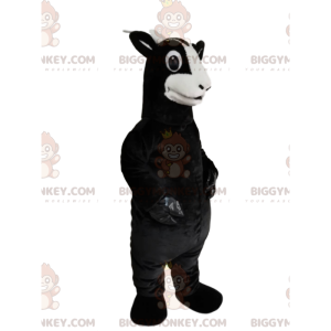 Kostým maskota černé kozy BIGGYMONKEY™ s krásným vzhledem –