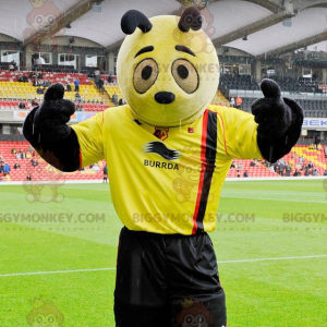 Yellow and Black Panda BIGGYMONKEY™ Mascot Costume - Yellow Bug