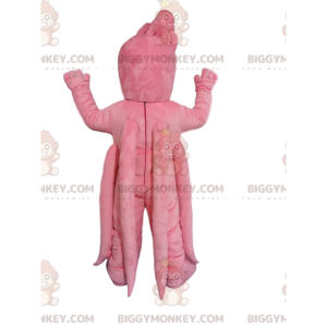 Kostium olbrzymiej różowej ośmiornicy i małej maskotki