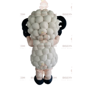Kostium maskotka Biała Owca BIGGYMONKEY™ z dziwacznym futrem - Maskotki owiec - BIGGYMONKEY_014488 - BiggyMonkey.com