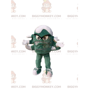 BIGGYMONKEY™ mascot costume of little green monster with