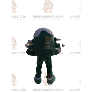 BIGGYMONKEY™ mascot costume of little green monster with