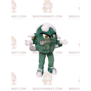 BIGGYMONKEY™ Maskottchenkostüm eines kleinen grünen Monsters